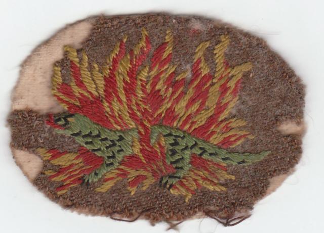 Salamander patch (2) of Arthur Horner - No.1 Cdo.