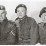 Cpl. Cecil William 'Tanky' Bryne (left) and others.