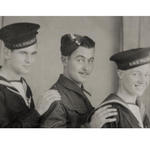 George Nicholas RN, his brother ‘Jack' in the centre, and possibly a cousin on the right