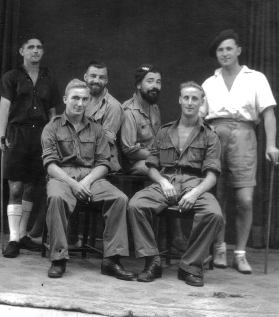 2 SBS group with Cpl. Ernest 'Dick' Palmer