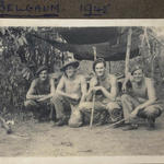Capt. John Bowyer, No.5 Cdo., and others, Belgaum, India 1945.