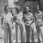 James Elliott (3rd from left) 1945