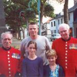 Veterans Taylor and Jimmy Dix BEM (on the right) at Gamaches