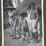 Capt. John Bowyer, No.5 Cdo., and others, Silchar, Assam, India 1944.
