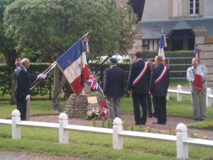 No.4 Commando monument ceremony 6 June 2010 Amfreville (Hameau du Hauger)