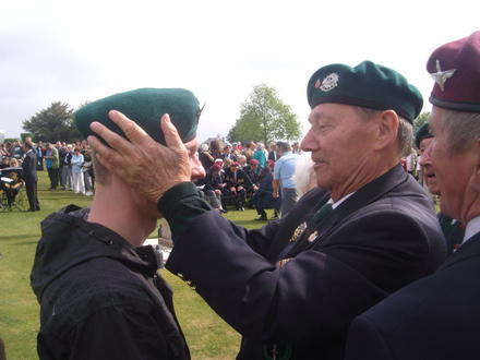 Fred Walker and John Lilley's grandson 6 June 2010.