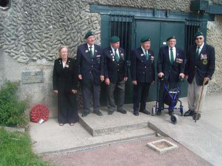 Merville Battery ceremony 7th June  2010 .
