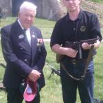 Bert Beddows (No.3 Commando) and Stephane 7 June 2010.