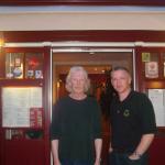 Cliff Burnett and Stephane at Ouistreham. 7 June 2010.