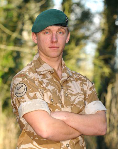 Marine Richard Hollington, 40 Commando RM died UK 20/6/2010 of wounds inflicted Afghanistan.