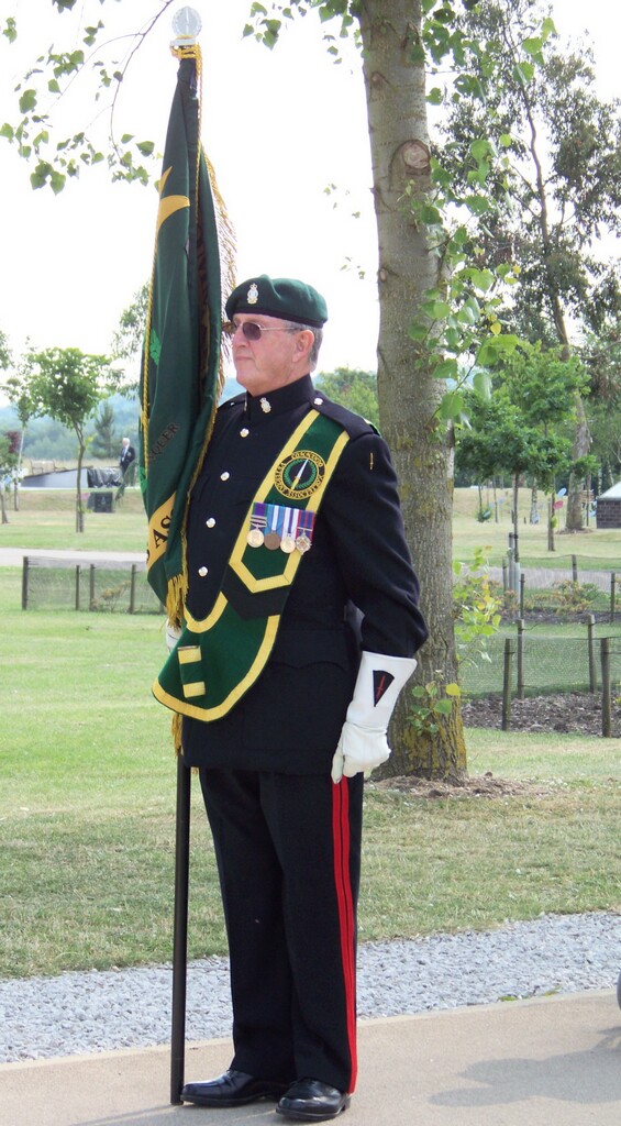 Fred Davies waiting to March On...