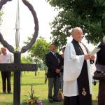 Reverend Parsons, No2 Cdo, taking the service