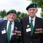 No.3 Cdo. veterans Pearson 'Pete'  Rigg MM and John Dent, 26/6/2010 Alrewas