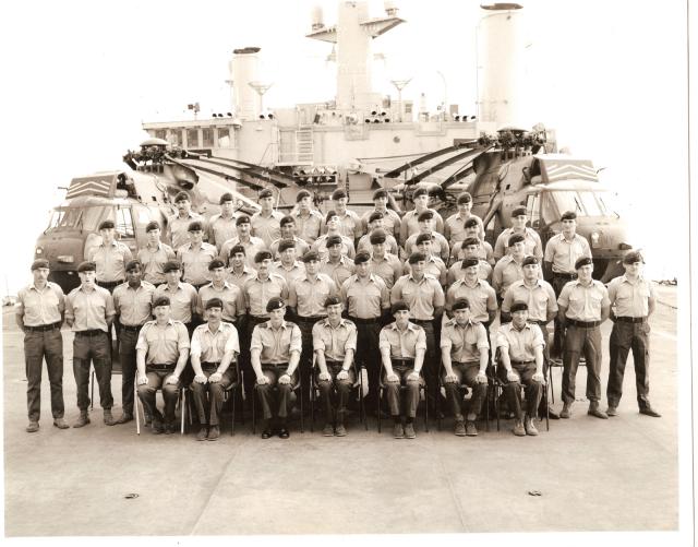 40 Commando RM   Bravo Company HMS Intrepid circa 1986