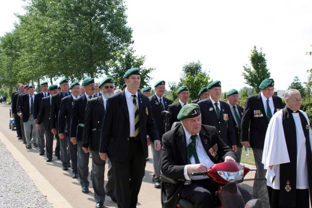 March to the Army Commando Memorial.
