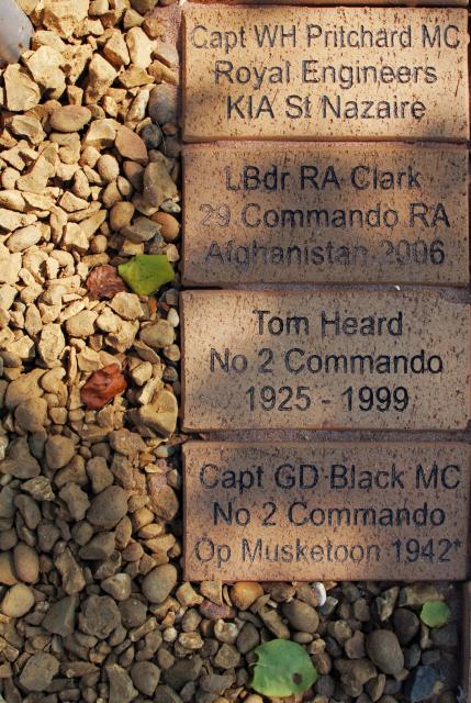 Capt. W.H. Pritchard  MC, L.Bdr R.A Clark, Capt.G.D. Black DSO MC