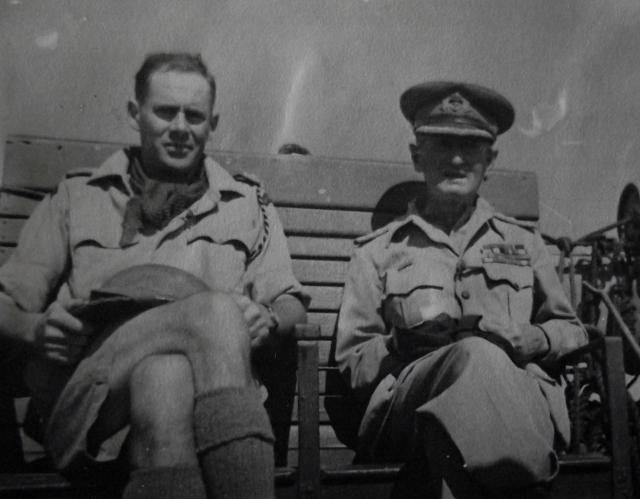 Lt. Col. F.W. (Ted) Fynn MC and Admiral Sir Walter Cowan KCB  DSO*  MVO