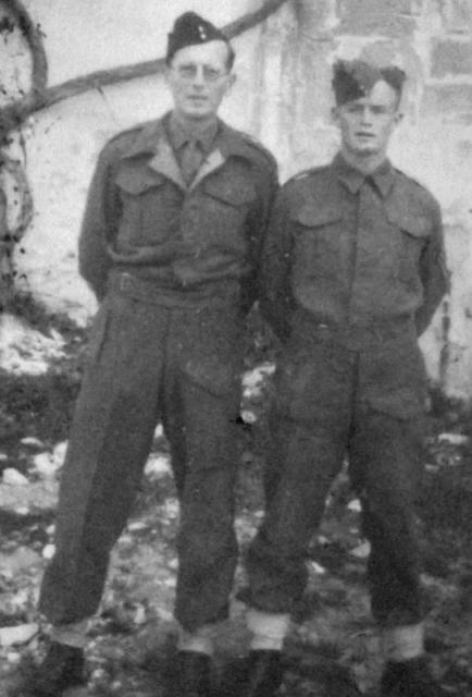Lt T. G. A. Walker and Sgt Penn, No.2 Commando