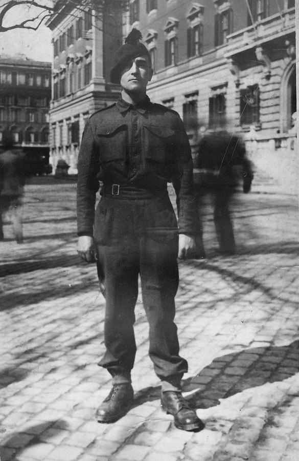 'Bertie'  Urquhart, No.9 Commando 5 Troop Ravenna, March 1945.