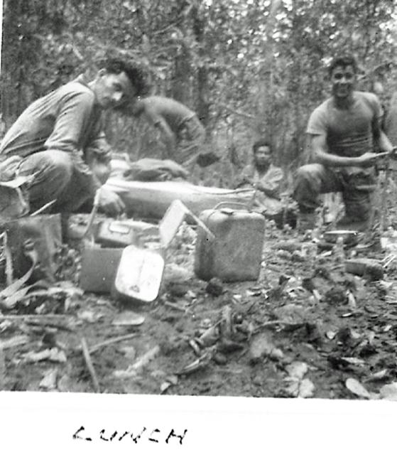 2 SBS 'C' Group Arakan Swamps Feb 45  - lunch