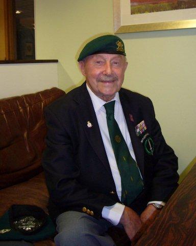Roy Cadman, No.3 Commando, Association Summer Service  Alrewas June 2010.
