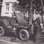 The CO's  jeep and Deacon.   Neustadt