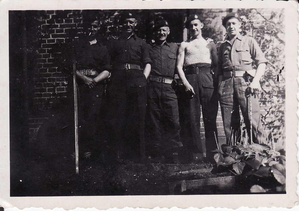 C/Sgt James Atkins, Frank Stephenson, C/Sgt Beau Ghest, Bill and Beever