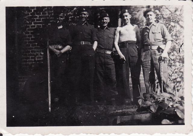 C/Sgt James Atkins, Frank Stephenson, C/Sgt Beau Ghest, Bill and Beever