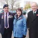 Steve Unwin and his wife Chris, and Roy Donnison
