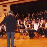 Scotty talking to the pupils