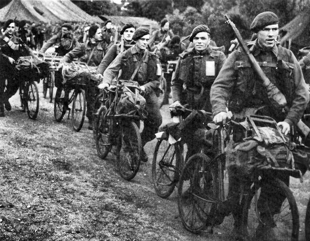 No.3 Commandos and their bikes