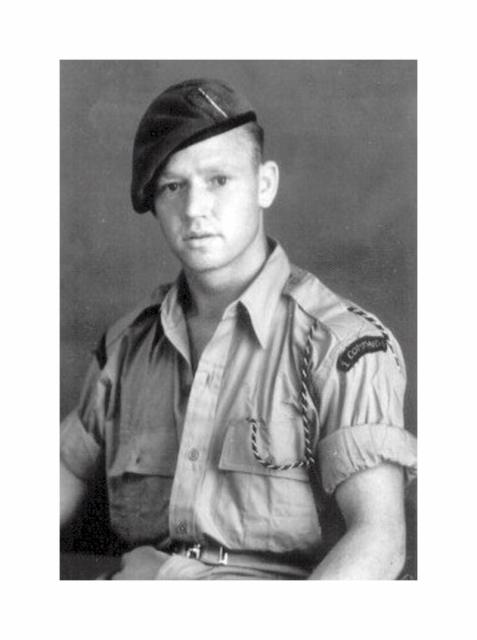 Pte. John Hackett, No.2 Commando 1 troop.