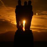 Sunrise at the Commando Memorial