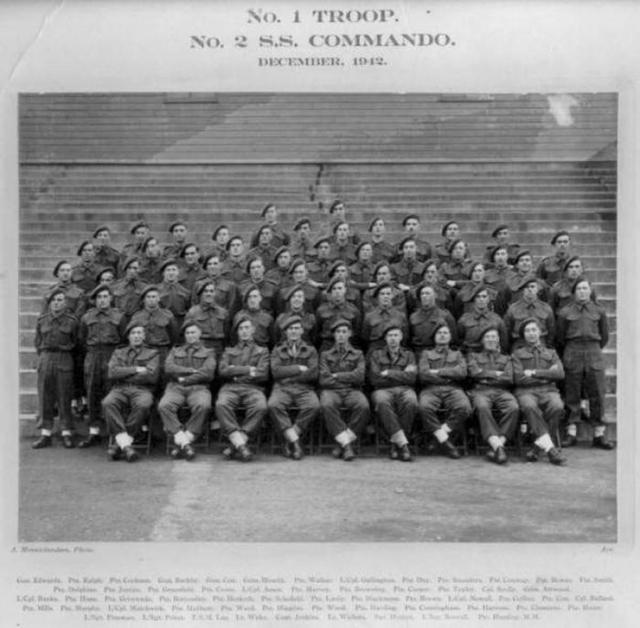 No.2 Commando 1 Troop, Ayr, Dec'42