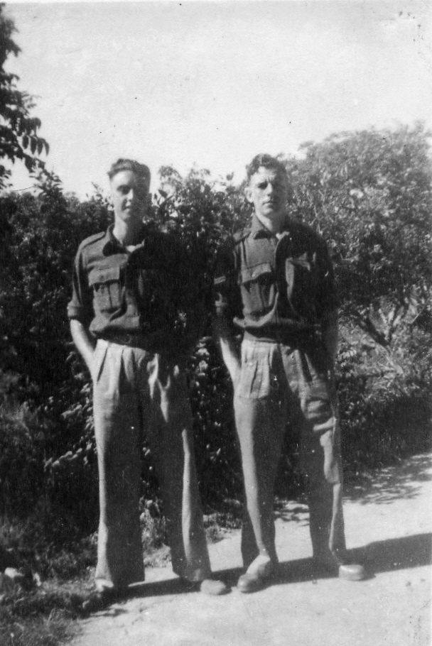 Two No.5 Commando pals