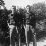 Two No.5 Commando pals