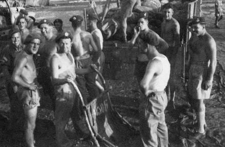 No.5 unloading supplies