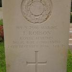 Marine Thomas Robson, 45RM Commando, Sai Wan War Cemetery.