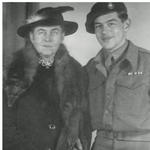 Sgt. Colin Anson 3 troop No.10 (IA) Commando re-united with his mother