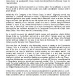 Page 1/3 of a speech given by Colin Anson 3 troop No.10 (IA) Commando