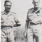 Captain McClair and Captain E. Lunn MC and bar, 2 Special Boat Section