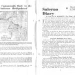 Salerno Diary - inside cover and diagram 1 and page 1