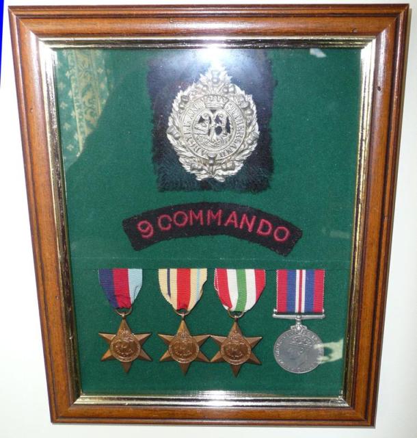 Medals and insignia of Private Robert Rose Urquhart