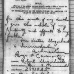 The will of Private Robert Rose Urquhart, No.9 Commando 5 troop kia 2/4/45