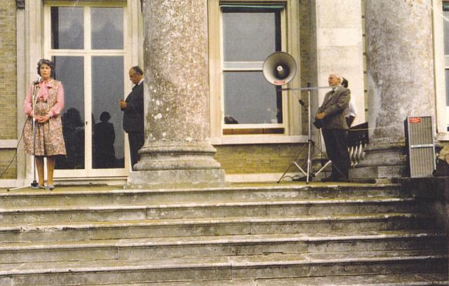Lady Patricia, Countess Mountbatten of Burma presentation, Broadlands,  1986