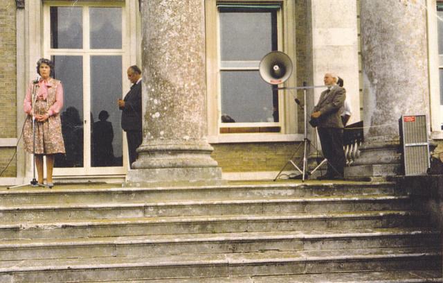 Lady Patricia, Countess Mountbatten of Burma presentation 1986