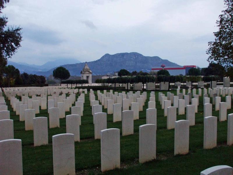 Cassino War Cemetery Graves