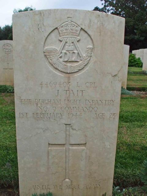 Lance Corporal John Tait