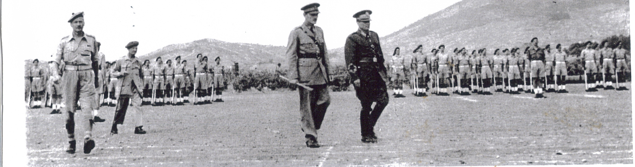 Marshall Tito inspects No.2 Commando, June 1944 Yugoslavia