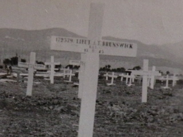 The grave of Lieutenant Arthur Brunswick, No.2 Commando